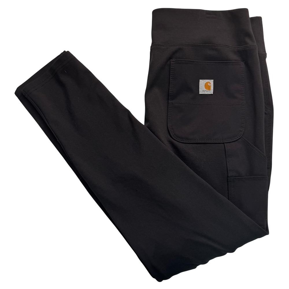 Carhartt Force Utility Leggings Womens Large 12/14 Black Slim Fit
